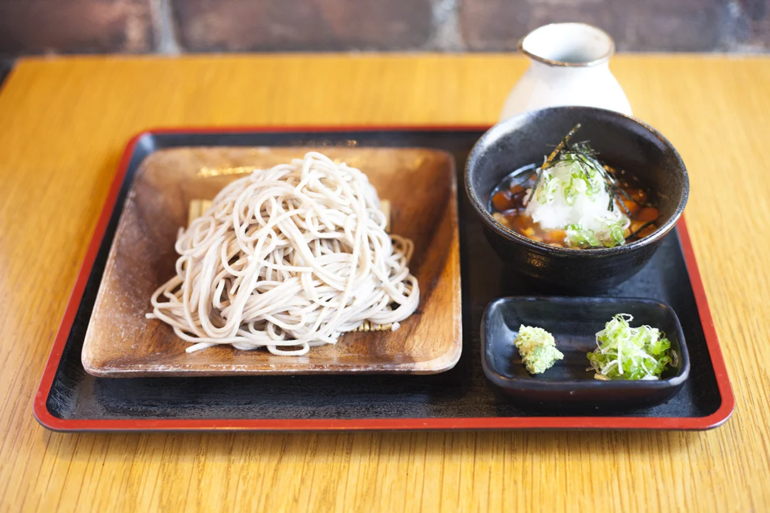 Chilled / Cold Soba noodle & rich flavored refreshing sauce or